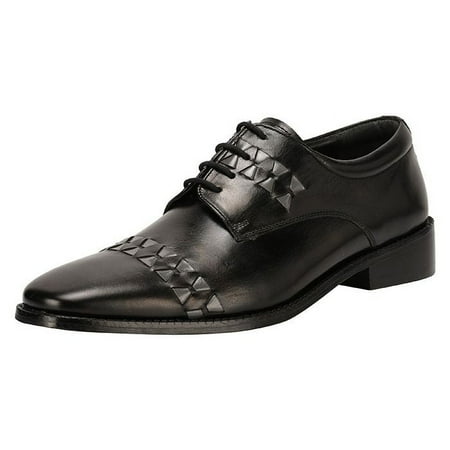 LIBERTYZENO Mens Classic Leather Formal Oxford Shoes