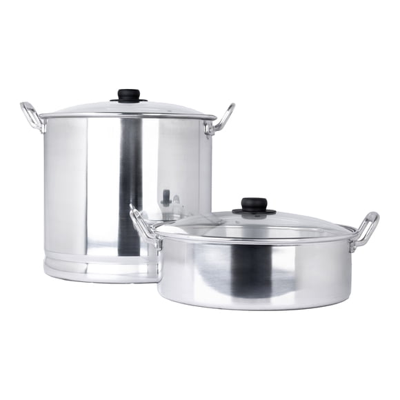 Set de Vaporera 32 cm y Arrocera 32cm Vasconia Esencial