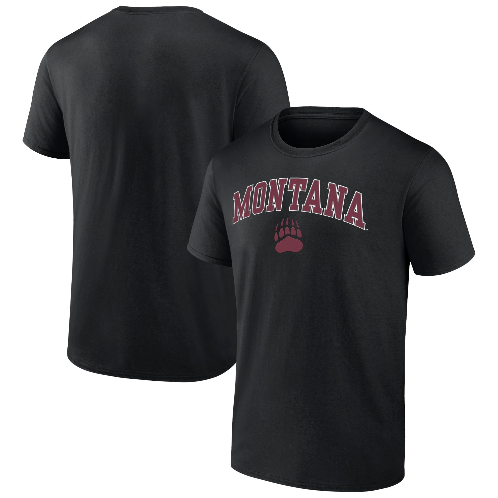 Men's Black Montana Grizzlies Campus T-Shirt