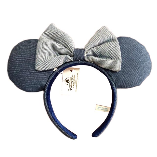 Diadema con orejas de Mickey Mouse de princesa sirena de Disney, lazo de lentejuelas grandes, disfraz de orejas, diadema, Cosplay, diadema de felpa para adultos/niños, regalo Gao Jinjia LED