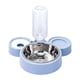 thumbnail image 2 of Doble Perro Gato Agua Y Alimentos Conjunto de Tazón de Comida Dispensador de Agua Automático de Cuenco Destrozado Botella Aliment - Azul Salvador Dispensador de cuencos para mascotas, 2 of 9