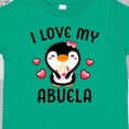 thumbnail image 4 of Inktastic I Love My Abuela with Cute Penguin and Hearts Girls Toddler T-Shirt, 4 of 5