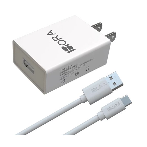 Combo de Cargador y Cable Rapido 1Hora Tipo C 10W