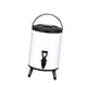 thumbnail image 3 of Dispensador de bebidas frías y calientes Dispensador de bebidas aislado de acero inoxidable 12L blanco, 3 of 9