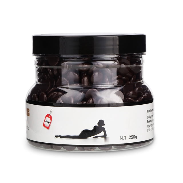 Qarigey Cuentas de cera para la depilación Frijoles depilatorios opcionales Herramientas de belleza multicolor Terapia sin papel Suministros para el Dispositivos de depilación chocolate Qarigey CE012017-08