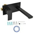 thumbnail image 2 of Wall Mounted Sink Faucet, Copper Wash Basin Sink Faucet G1/2 Male Thread   For Kitchen, 2 of 8
