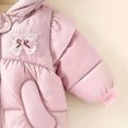 thumbnail image 5 of 18-24 Months Toddler Baby Boys Girls Winter Snowsuits Hooded Romper Jumpsuit Onsie Outfits for Girls Boys Toddler Kids Winter Clothes, 5 of 7