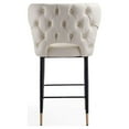 thumbnail image 5 of Manhattan Comfort Holguin 23.62" Faux Leather Counter Stool in Cream, 5 of 5