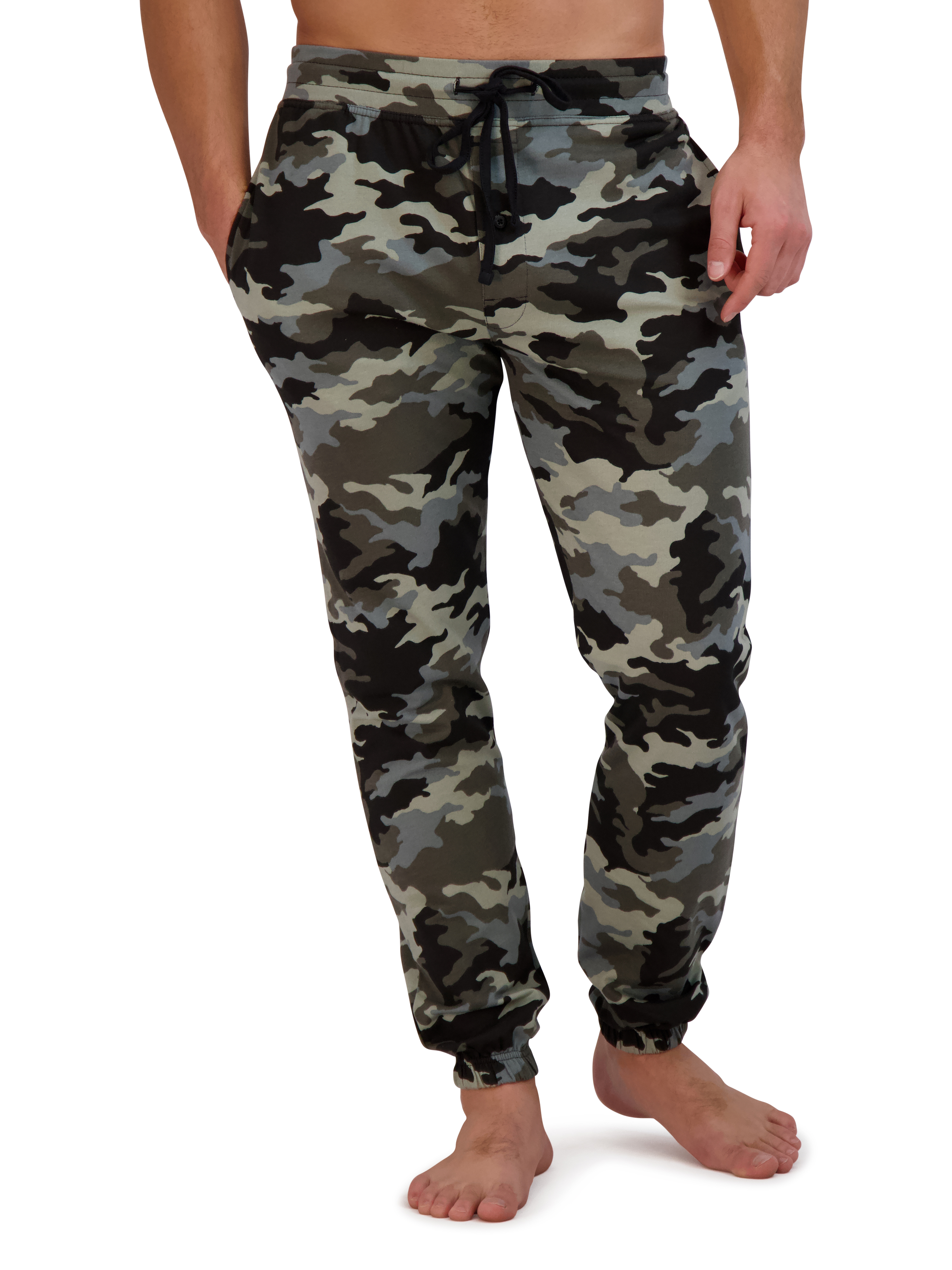 Hanes Men’s Ultrasoft T-Shirt and Jogger French Terry Pajama Set, 2-Piece, Sizes S-5XL