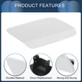 thumbnail image 4 of Cubierta de boquilla de lavaparabrisas del faro delantero derecho Unique Bargains No.5GG955110 Cubierta de recorte del parachoques para VW Golf MK7 VII 2013-2016 Plástico blanco 1 Pcs, 4 of 7