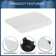 thumbnail image 4 of Cubierta de boquilla de lavaparabrisas del faro delantero derecho Unique Bargains No.5GG955110 Cubierta de recorte del parachoques para VW Golf MK7 VII 2013-2016 Plástico blanco 1 Pcs, 4 of 7