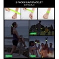 thumbnail image 5 of MoKo Running Light for Runners, 4pcs Reflector Gear LED Rechargeable with 3 Light Modes, High Visibility Safety Light Wrist Arm Ankle Light up Bands for Night Walking, Green, 5 of 8