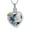 Ra/Blue, variant on Stainless Steel Butterfly Stone Heart Urn Pendant Cremation Jewelry for Ashes Holder Memory Necklace Memorial Jewelry