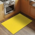 thumbnail image 3 of Lemon Yellow 2x3 Door Mat Rug, Farmhouse Solid Yellow Color Modern Art Non-Skid Rubber Backing Large Rectangle Rugs - Living Room Bedroom Home Office, Indoor Floor Mat Carpets Washable Rug, 3 of 9