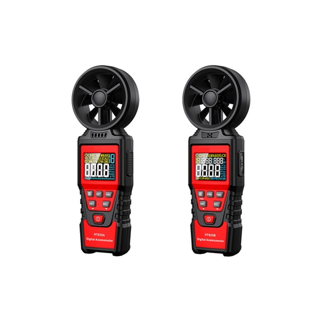 stanreset Digital Anemometer Handheld High Precision Wind Speed Tester Outdoors Measure Gauge Windsurfing Volume Sensor LCD Display HT625A