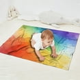 thumbnail image 2 of Rainbow Tie Dye Ink Pattern Blanket,Comfortable Soft Flannel Throw Blanket,All Season,Warm Lightweight Blankets for Sofa Bed Couch Living Room Chair,30"x40", 2 of 4