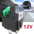 thumbnail image 2 of Relé de coche Apuakthei DC 12 V, relé de coche 16 AWG con arnés de cables colorido Relé de coche de 4 pines Relé de arranque de coche resistente con fusible incorporado de 30 A QttvbTna, 2 of 5