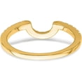 thumbnail image 5 of Solid 14K Yellow Gold Lab Grown Diamond VS/SI GH, Matching Wedding Band - Ring Size 7.0-2.1gm, 5 of 8