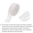 thumbnail image 4 of Unique Bargains Lace Ribbon 10 Yards 1.26 Inch Elastic White Lace Trim for Craft,Gift Wrappers,Headbands(73), 4 of 7