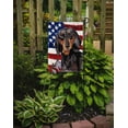 thumbnail image 2 of Carolines Treasures SC9003GF USA American Flag with Dachshund Flag, Small, Multicolor, 2 of 2