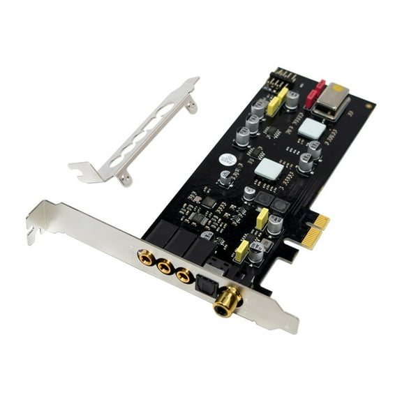 ST113 PCIe Sound Card Internal PC with Low Profile Bracket Sound Card SSS1700 Chip 16/24 Bit Sound Card PCIE Adapter