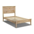 thumbnail image 3 of Grain Wood Furniture Greenport Solid Wood Platform Bed, Twin Size, Brushed Driftwood, 3 of 5