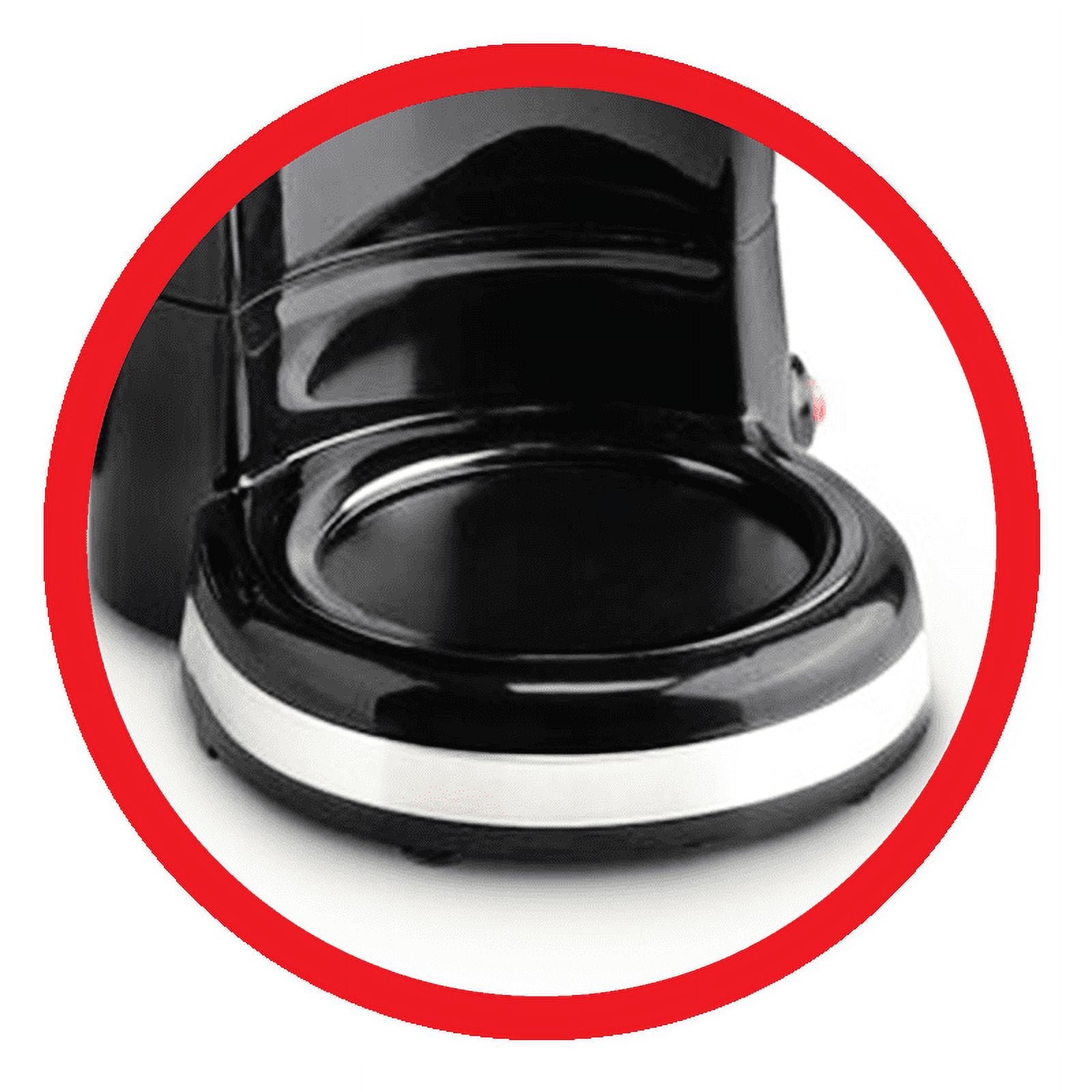 Complete Cuisine-12 Cup Coffee Maker With Reusable Filter, Black & Stainless Steel- ECO - Friendly Coffee Filter