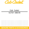 thumbnail image 3 of MTD 731-08570 8" Hub Cap, 3 of 3