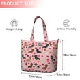 thumbnail image 4 of Pink Cute Dachshund Dog and Love Heart Travel Tote Bags for Women Carry On,Large Weekender Bags for Women Travel,Multi Functional Duffle Bag for Work,Shopping,Sports, 4 of 5