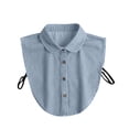 thumbnail image 2 of Faux False Collar for Women Detachable Dickey Blouse Denim Collared Shirts Half Shirts, 2 of 6