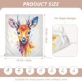 thumbnail image 2 of Decorative Chair Back Cover One Size x2 Chair Cover Dining Chair Slipcovers Chair Back Decoration Festival Chair Decoration Watercolor Cartoon Deer, 2 of 6