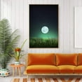 thumbnail image 2 of IDEA4WALL Framed Canvas Wall Art for Living Room, Bedroom Moon with Bright Canvas Prints for Modern Home Decoration Ready to Hang, 2 of 4