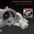 thumbnail image 4 of A-Premium MGT1446SZ Complete Turbocharger Turbo Kit with Gasket & Seal Compatible with Nissan Models - Sentra 2017-2019, Juke 2016-2017, 1.6L - Replaces 8273880013, 14411BV86A, 4 of 6