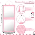 thumbnail image 2 of Espejo plegable para backstage Colingmill de piel rosa, 62,5 x 28,5 cm, 2 of 7