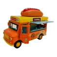 thumbnail image 1 of Diecast Pull Back Car Toy with Opening Doors, Bright Color Mini Alloy Car Model, Hot Dog, 1 of 9
