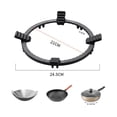 thumbnail image 3 of Dvkptbk Support de Cuisinière à Gaz Antidérapant Adapté aux Cuisinières à Gaz Haute Température et Forte Capacité de Charge Gadgets de Cuisine, 3 of 6