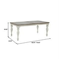 thumbnail image 2 of Glendale Estates Extendable Wood Dining Table in White by Pulaski Furniture, 2 of 7