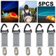 thumbnail image 5 of Clip para Sombrero en Lona ​​portátil Guardar Sombreros Al Aire Libre (plateado), 5 of 5