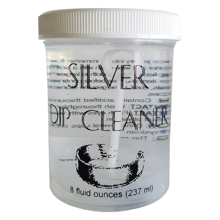 Silver Dip Cleaner 8 Ounces With Basket