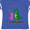 thumbnail image 4 of Inktastic Little Sistersaurus Girls Toddler T-Shirt, 4 of 5