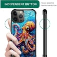 thumbnail image 5 of Case for iPhone 15 Pro Max Case, Cartoon Octopus Colored Pattern Graphic Design Girl Boy Soft Silicone Hard Acrylic Shock Protection Case for iPhone 15 Pro Max, 5 of 7