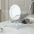 thumbnail image 6 of Better Houseware 1483.5 Jr. Folding Dish Rack (Metallic), 6 of 8