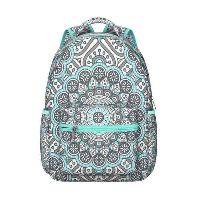 Vintage Tribal Style Multifunctional Backpack, Breathable Foam Padding and Double Reinforced Stitching, Rustic Folk Style School Bag for Student, Ideal for Outdoor Activities and Daily Commuting