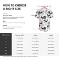 thumbnail image 3 of Zufioo Cool Chicken Print Women's Classic V-neck T-shirt, V-neck Short-sleeved Tops Home Wear, Suitable for Daily Life, Work, Outdoors-3X-Large, 3 of 8