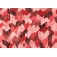 thumbnail image 1 of Ahgly Company Machine Washable Indoor Rectangle Abstract Red Modern Area Rugs, 5' x 7', 1 of 4