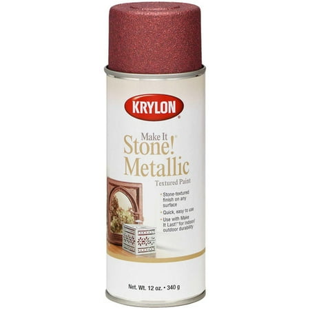 Krylon Copper Metallic Stone Spray Paint, 12-Ounce