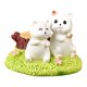 thumbnail image 2 of Gwong Decoración hogareña Estatuilla animal decorativa adorable resina micro paisaje conejo miniatura decoración del hogar Gwong 21085637, 2 of 6