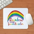 thumbnail image 3 of CafePress - Rainbow Favorite Color Mousepad - Non-slip Rubber Mousepad, Gaming Mouse Pad, 3 of 6