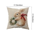 thumbnail image 3 of Easter Decoration Set Spring Home Decor, Bunny Decor for Home, Indoor, Tiered Tray, Spring Rabbit Stuffed Centerpiece Table, Easter Basket Stuffers Essentials for Women, Gnome Surprise, 3 of 6
