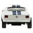 thumbnail image 3 of 1965 Ford Mustang Shelby GT350 Scale 1:43 Die Cast White with Blue Stripes, 3 of 5